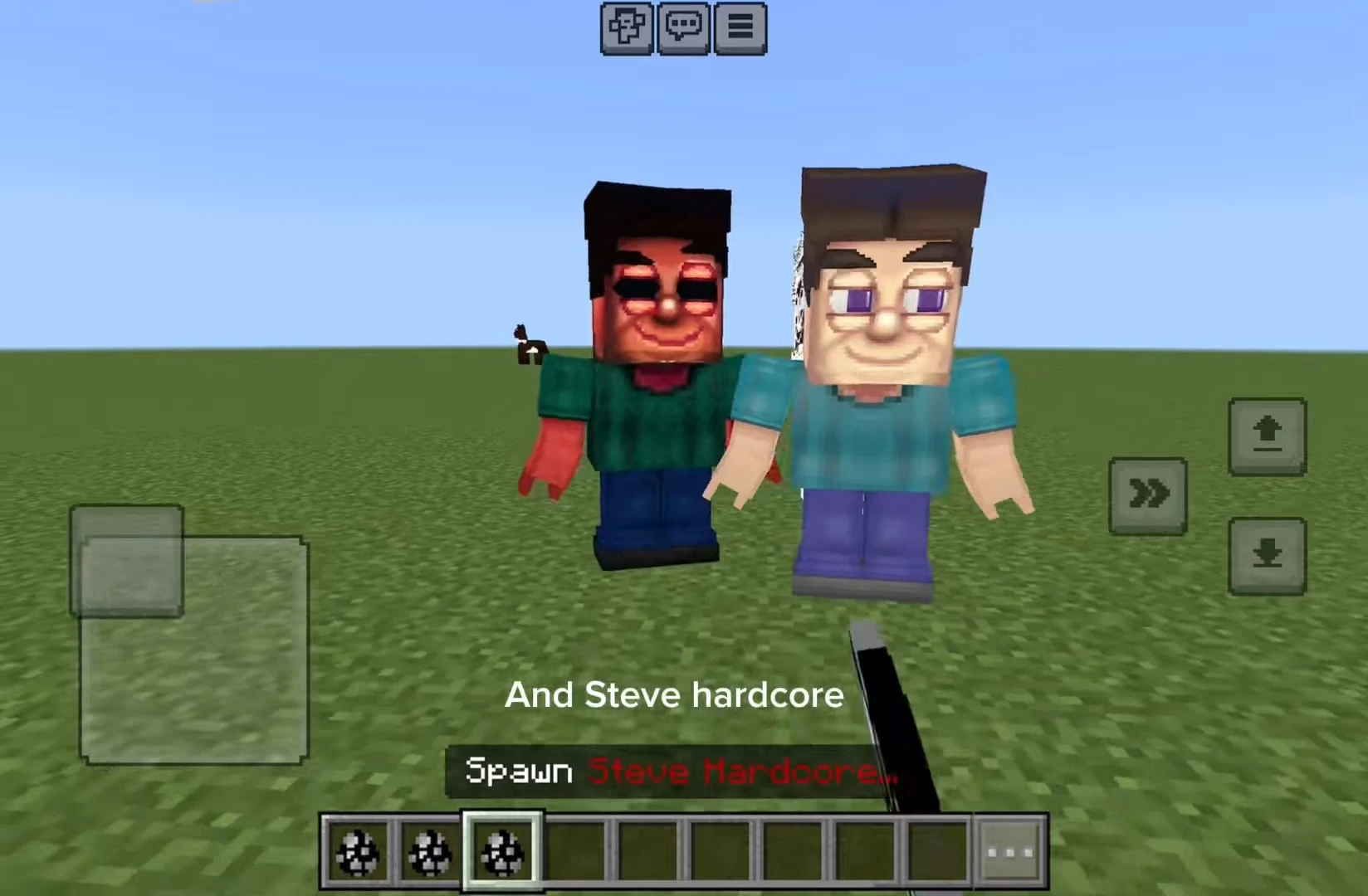 Grotesque Steve Addon (26.x, 1.21) – MCPE/Bedrock Horror Mod — screenshot 2