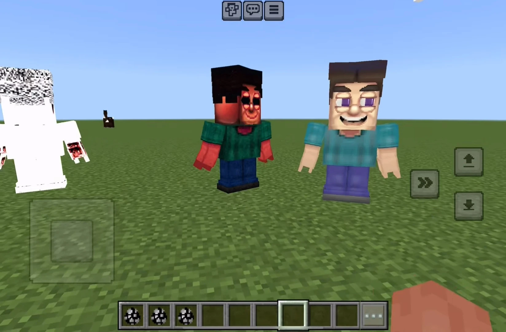 Grotesque Steve Addon (26.x, 1.21) – MCPE/Bedrock Horror Mod — screenshot 3