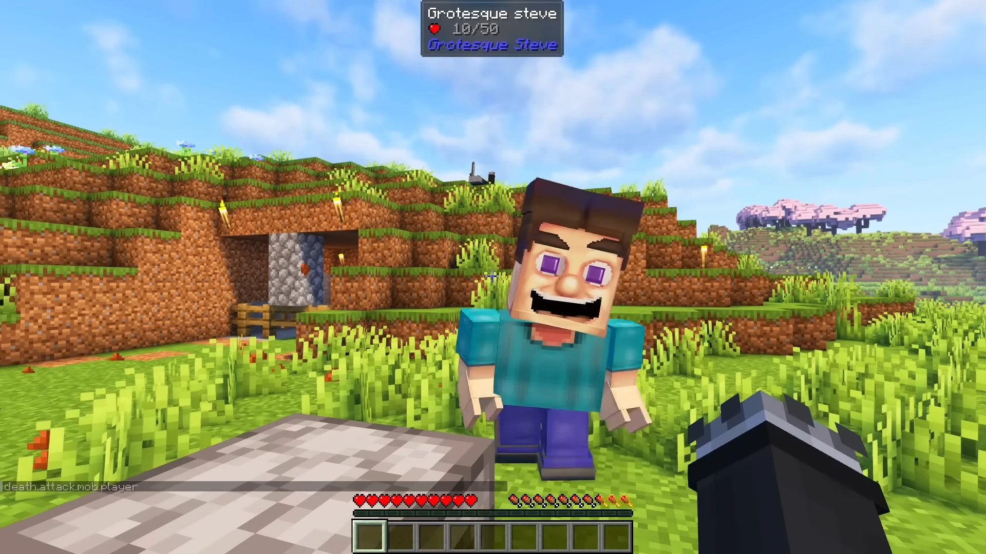 Grotesque Steve Addon (26.x, 1.21) – MCPE/Bedrock Horror Mod — screenshot 6