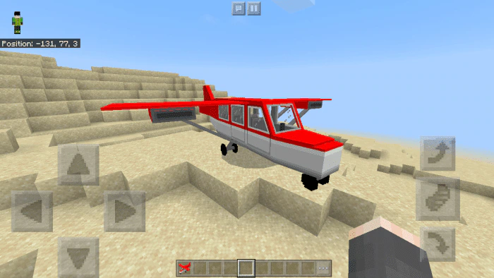 Plane Addon (1.21, 1.20) – MCPE/Bedrock Mod — screenshot 3