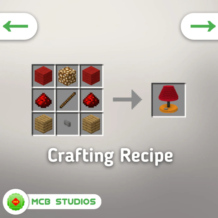 Table Lamp Addon (26.x, 1.21) – MCPE/Bedrock Mod — screenshot 6