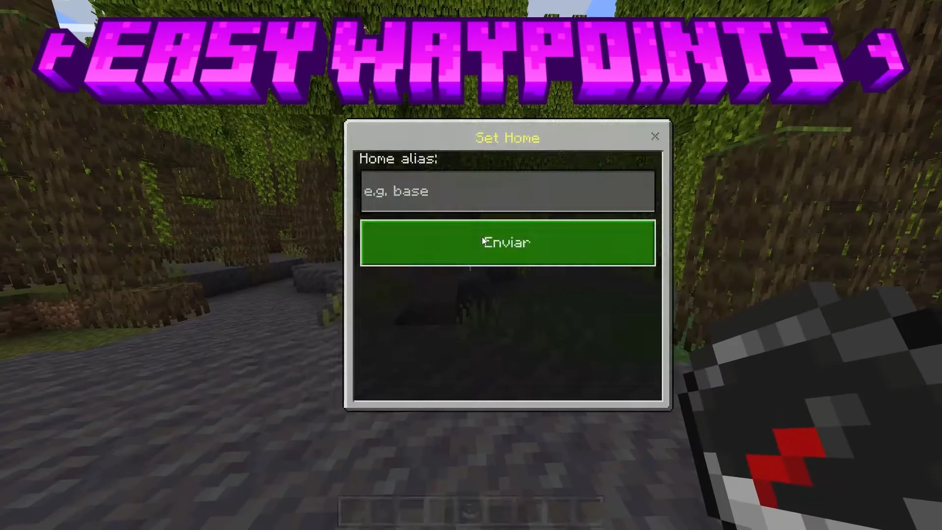 Easy Waypoints Addon (26.x, 1.21) – MCPE/Bedrock Mod — screenshot 1
