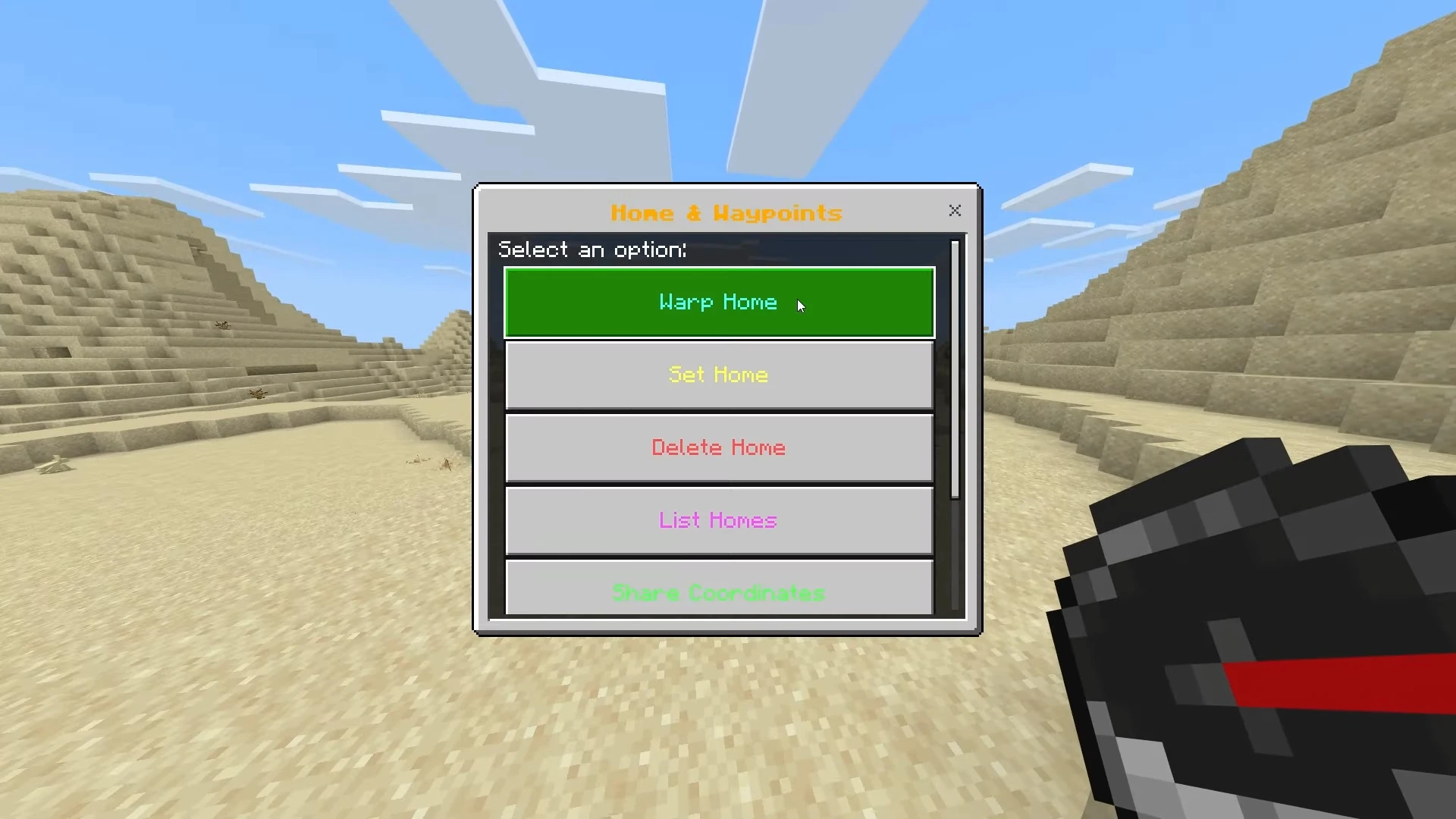 Easy Waypoints Addon (26.x, 1.21) – MCPE/Bedrock Mod — screenshot 3