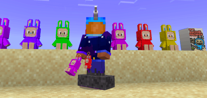 Labubus Addon (26.x, 1.21) – MCPE/Bedrock Mod — screenshot 1