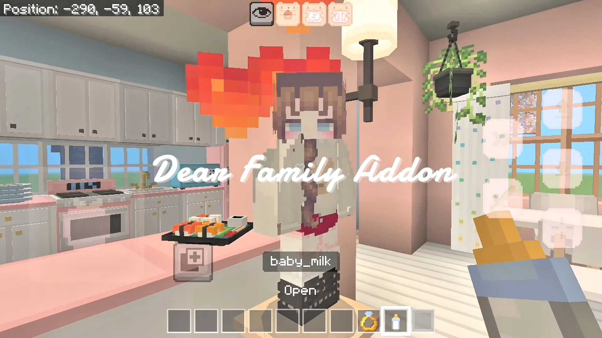 Dear Family Addon (26.x, 1.21) – MCPE/Bedrock Mod — screenshot 1