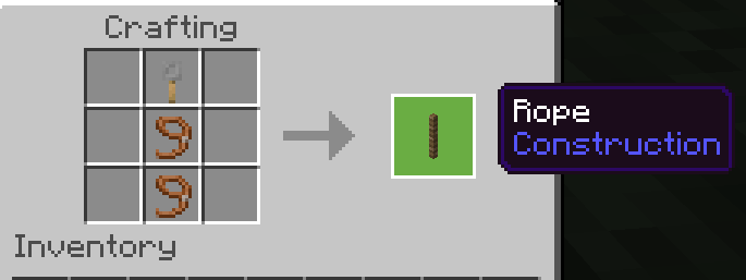 Rope & Ropes Addon (26.x, 1.21) – MCPE/Bedrock Mod — screenshot 1