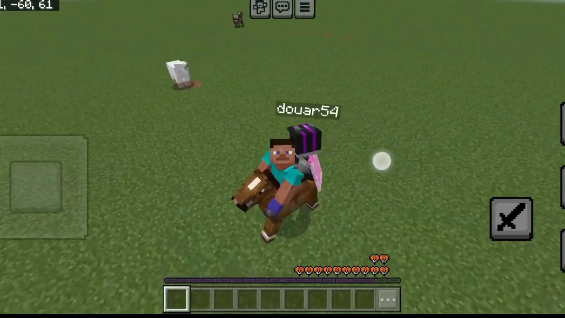 2 Players on 1 Horse Addon (1.21, 1.20) – MCPE/Bedrock Mod — screenshot 2