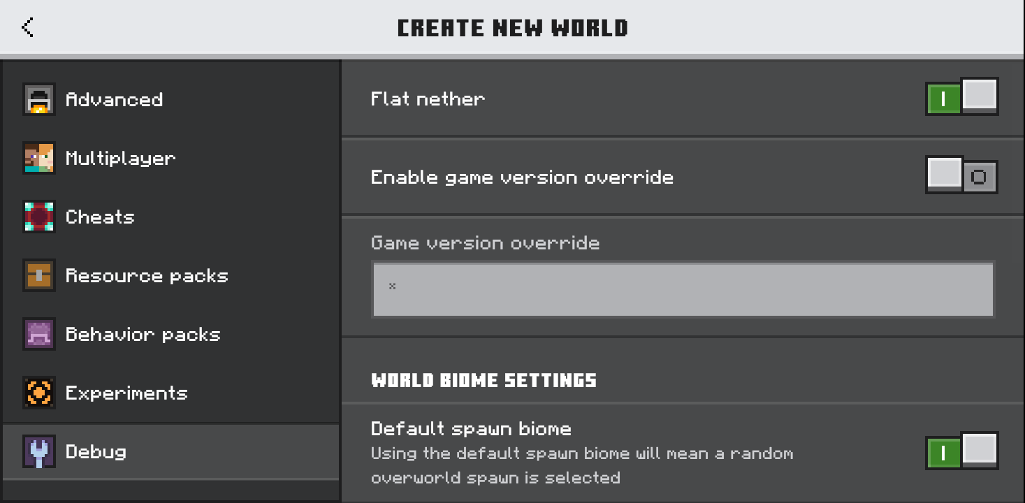 Ore UI Utilities Addon (26.x, 1.21) – MCPE/Bedrock Mod — screenshot 2