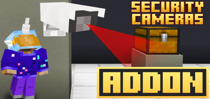 Security Cameras Addon (26.x, 1.21) – MCPE/Bedrock Mod