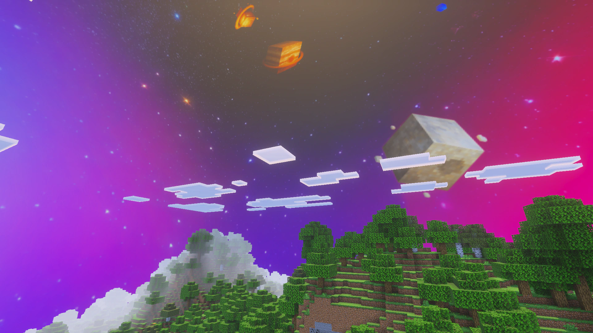 Cubic Planets Texture Pack (1.21, 1.20) – MCPE/Bedrock — screenshot 4