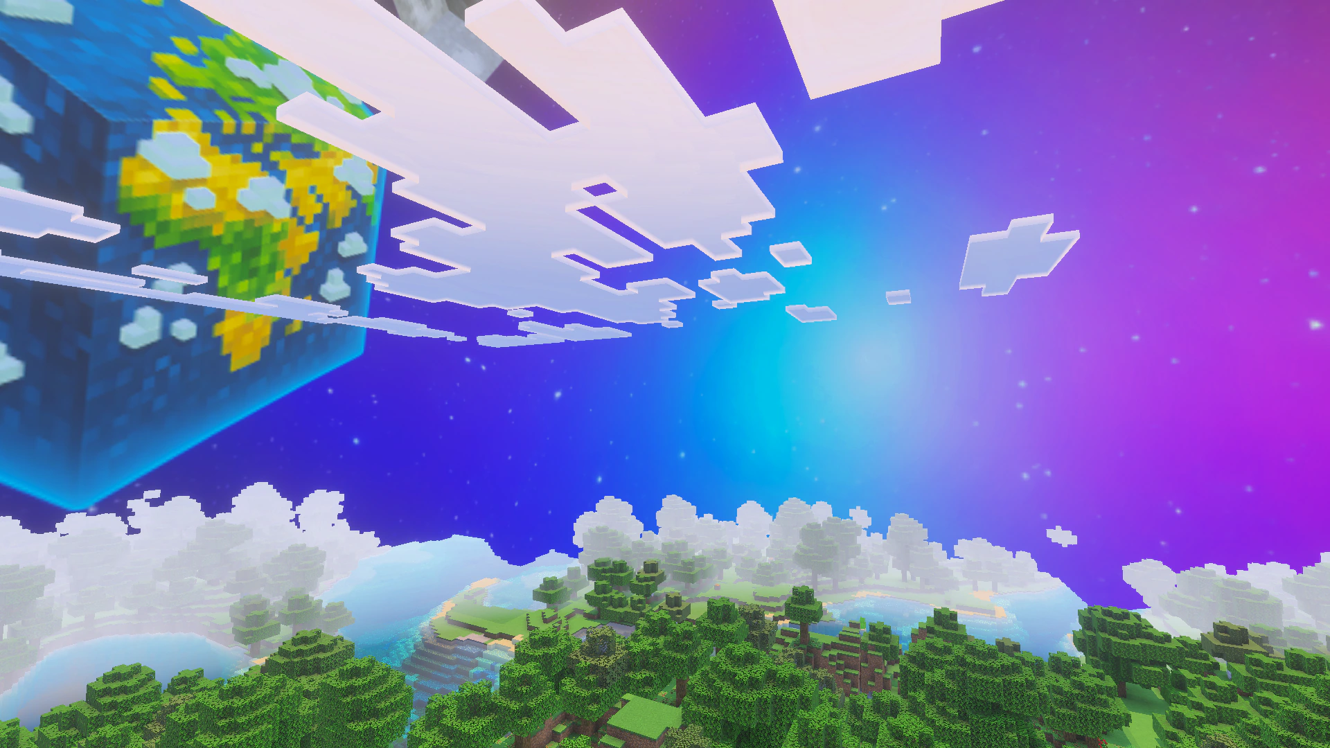 Cubic Planets Texture Pack (1.21, 1.20) – MCPE/Bedrock — screenshot 5
