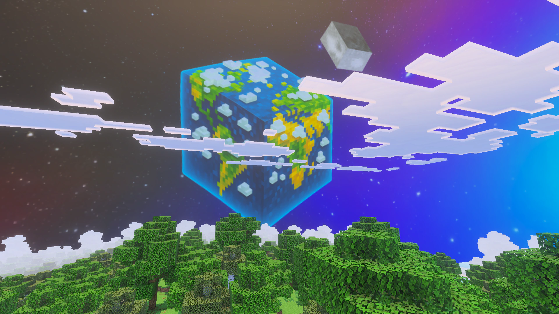 Cubic Planets Texture Pack (1.21, 1.20) – MCPE/Bedrock — screenshot 6