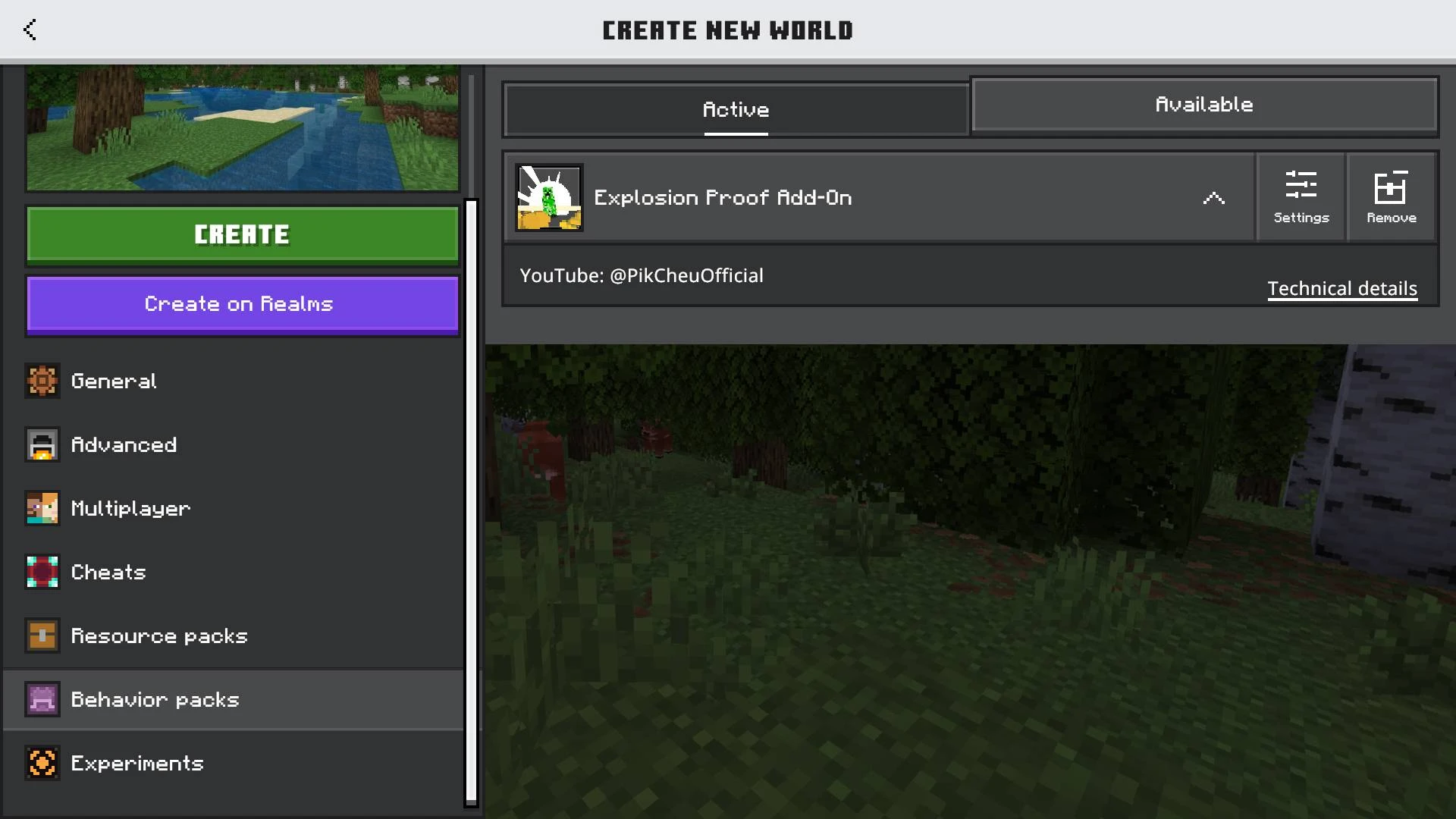 Explosion Proof Addon (26.x, 1.21) – MCPE/Bedrock Mod — screenshot 3