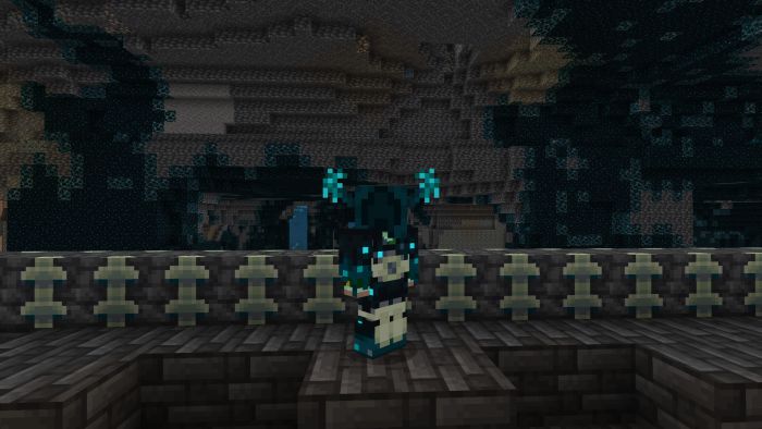 True Warden Armor Addon (1.21, 1.20) – MCPE/Bedrock Mod — screenshot 1