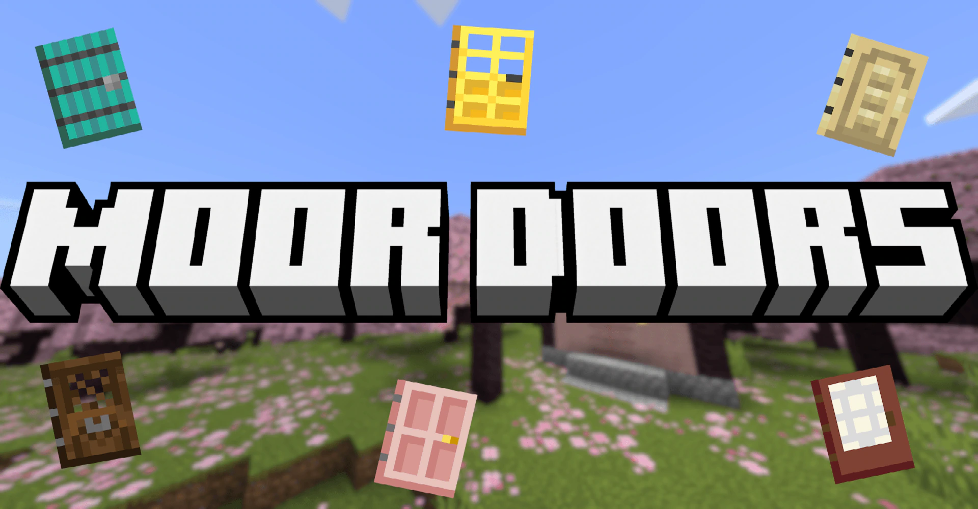 Moor Doors Addon (26.x, 1.21) – MCPE/Bedrock More Doors Mod