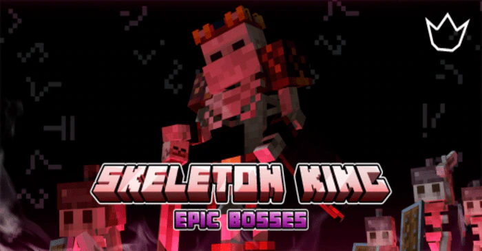 Skeleton King Addon (1.21, 1.20) – MCPE/Bedrock Epic Bosses Mod