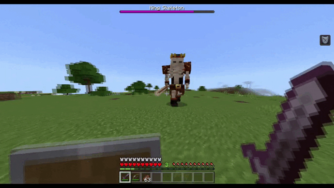 Skeleton King Addon (1.21, 1.20) – MCPE/Bedrock Epic Bosses Mod — screenshot 3