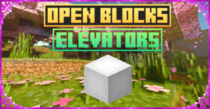 Open Blocks Elevators Addon (1.26+) – MCPE/Bedrock Mod