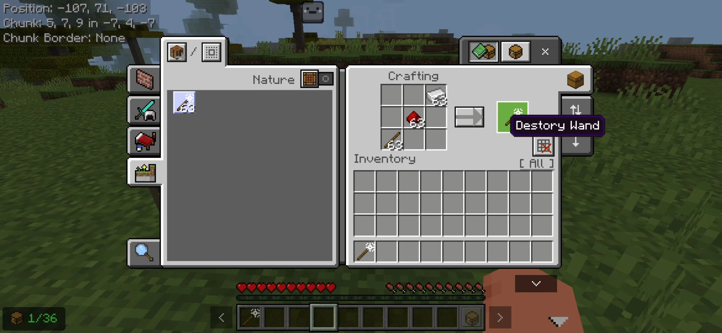 Destroy Wand Addon (26.x, 1.21) – MCPE/Bedrock Mod — screenshot 1