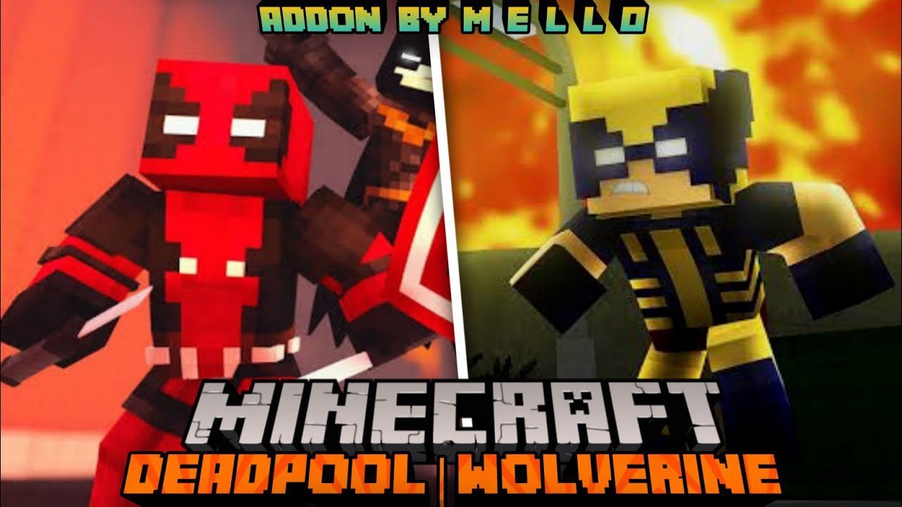 Deadpool and Wolverine Addon (1.21, 1.20) – MCPE/Bedrock Mod