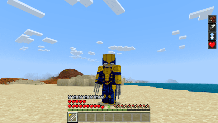 Deadpool and Wolverine Addon (1.21, 1.20) – MCPE/Bedrock Mod — screenshot 8