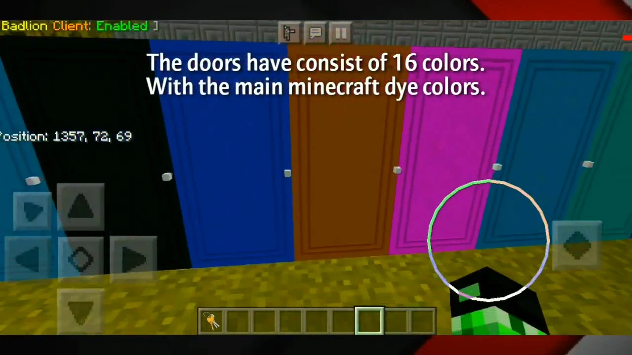 Colorful Doors Addon (26.x, 1.21) – MCPE/Bedrock Mod — screenshot 3