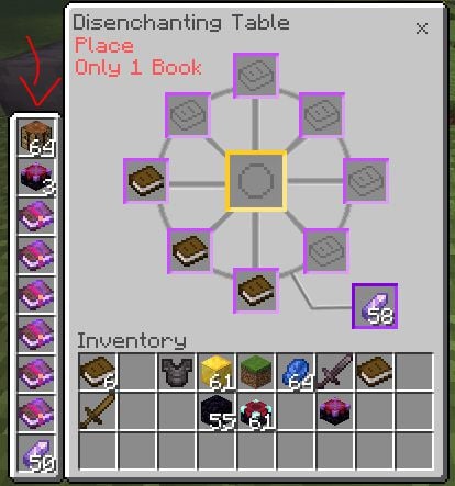 Disenchanter Table Addon (1.21, 1.20) – MCPE/Bedrock Mod — screenshot 3