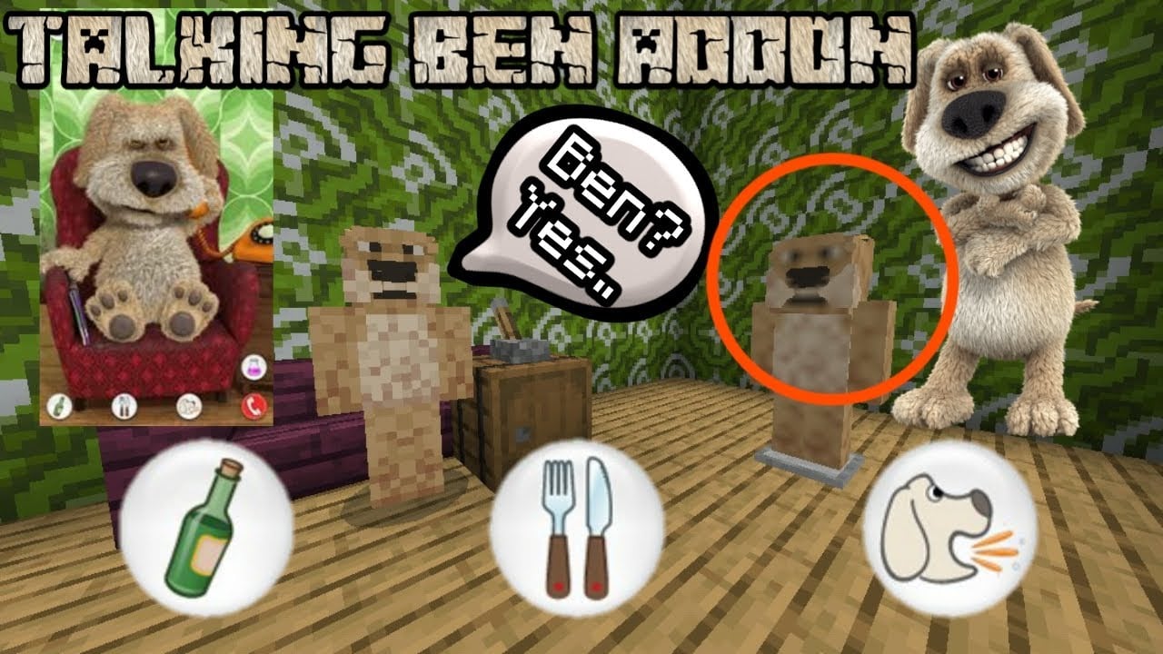 Talking Ben Addon (26.x, 1.21) – MCPE/Bedrock Mod