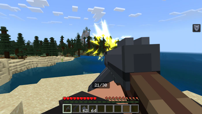Old Guns Addon (26.x, 1.21) – MCPE/Bedrock Mod — screenshot 1