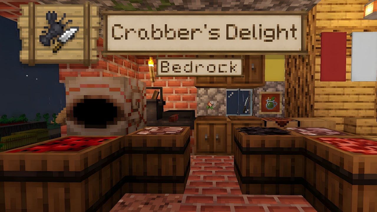 Crabber's Delight Bedrock Addon (1.21, 1.20) – Farmer's Delight Unofficial Port