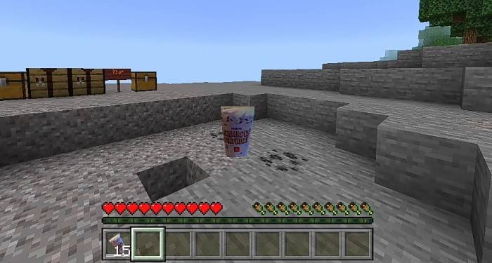 Grimace Shake Addon (26.x, 1.21) – MCPE/Bedrock Mod — screenshot 1
