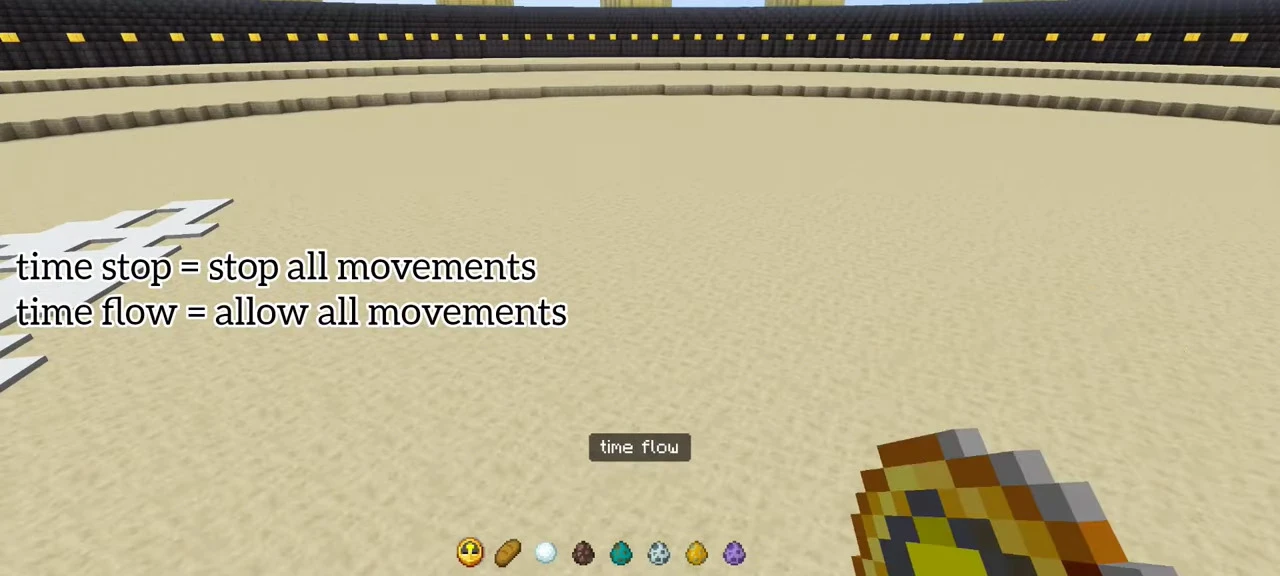 Time Stop Addon (26.x, 1.21) – MCPE/Bedrock Mod — screenshot 1