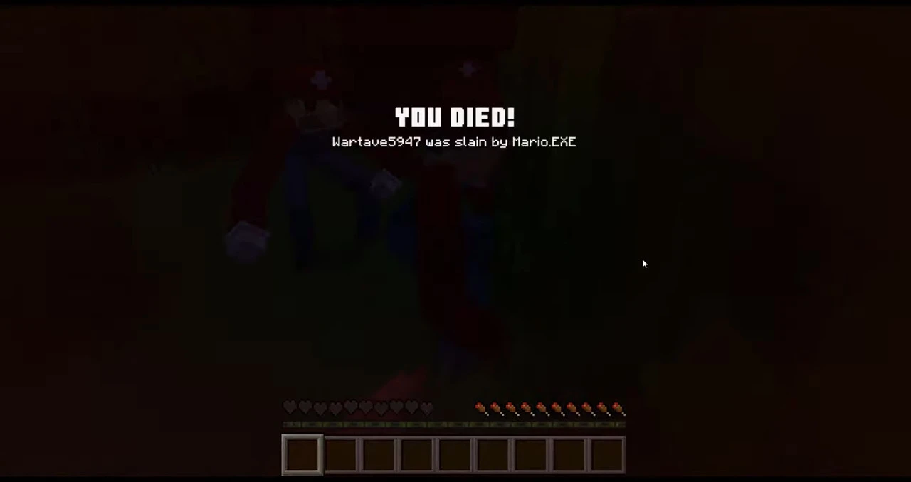 Mario.EXE Addon (26.x, 1.21) – MCPE/Bedrock Mod — screenshot 4