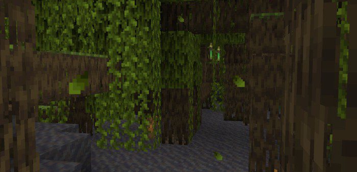 Fused's Falling Leaves Addon (1.21, 1.20) – MCPE/Bedrock Mod — screenshot 2