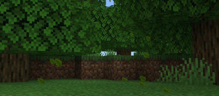 Fused's Falling Leaves Addon (1.21, 1.20) – MCPE/Bedrock Mod — screenshot 4