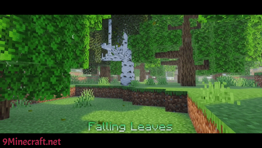 Fused's Falling Leaves Addon (1.21, 1.20) – MCPE/Bedrock Mod — screenshot 6