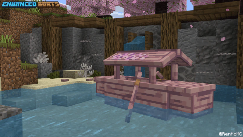 Enhanced Boats Texture Pack (26.x, 1.21) – MCPE/Bedrock — screenshot 8