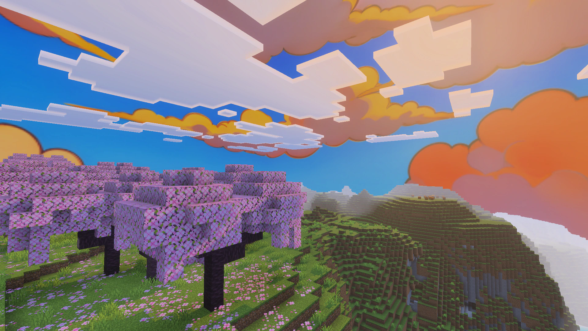 Cartoon Clouds Texture Pack (1.21, 1.20) – MCPE/Bedrock — screenshot 6