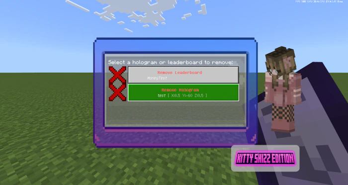 Leaderboards and Holograms Addon (26.x, 1.21) – MCPE/Bedrock Mod — screenshot 3