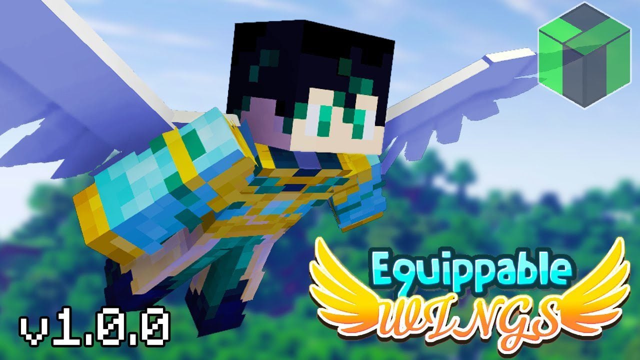 Equippable Wings Addon (1.21, 1.20) – MCPE/Bedrock Mod