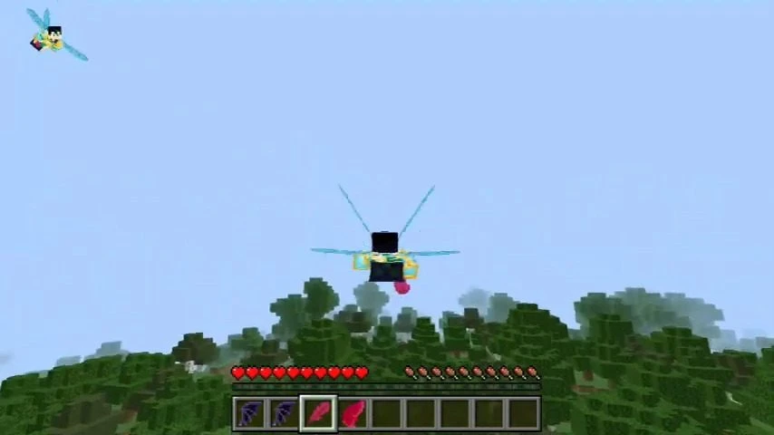 Equippable Wings Addon (1.21, 1.20) – MCPE/Bedrock Mod — screenshot 2