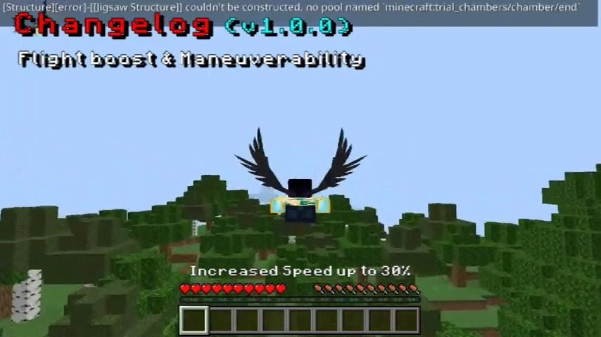 Equippable Wings Addon (1.21, 1.20) – MCPE/Bedrock Mod — screenshot 4