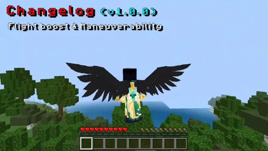 Equippable Wings Addon (1.21, 1.20) – MCPE/Bedrock Mod — screenshot 6