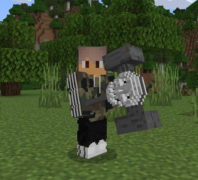 Weapons+ 3D Addon (26.x, 1.21) – MCPE/Bedrock Mod — screenshot 7