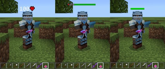 Damage Indicator Addon (26.x, 1.21) – MCPE/Bedrock Health Indicator Mod — screenshot 5