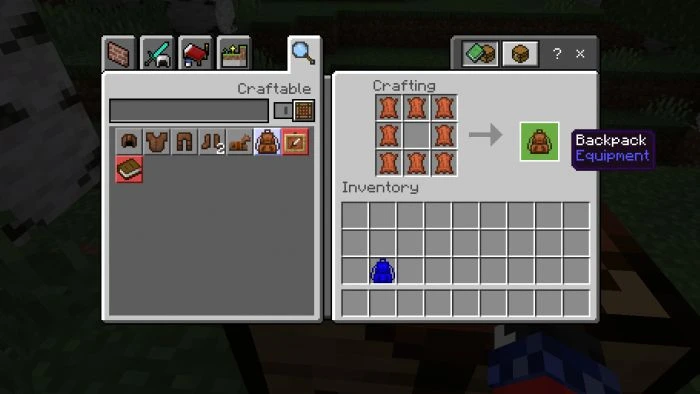 Multi Backpack Addon (26.x, 1.21+) – MCPE/Bedrock Mod — screenshot 1