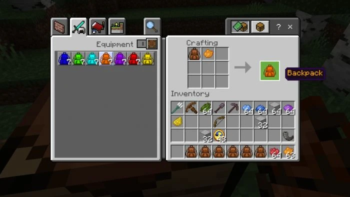 Multi Backpack Addon (26.x, 1.21+) – MCPE/Bedrock Mod — screenshot 3