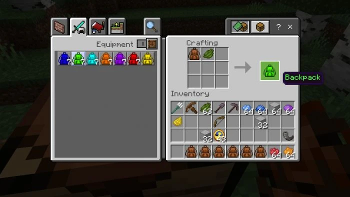 Multi Backpack Addon (26.x, 1.21+) – MCPE/Bedrock Mod — screenshot 4