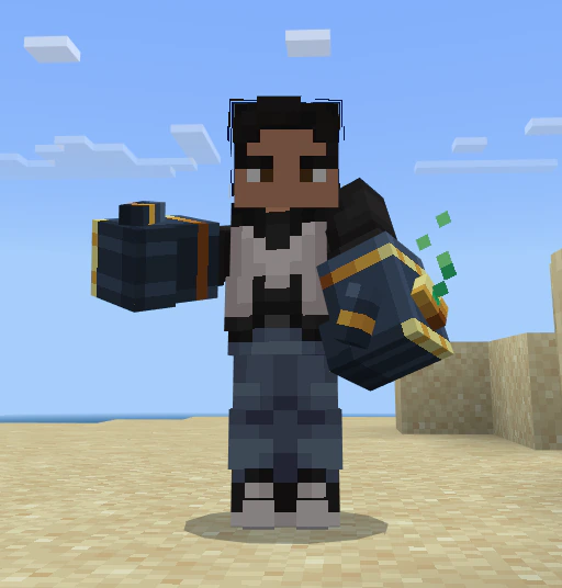 Heavy Gauntlet Addon (26.x, 1.21) – MCPE/Bedrock Mod — screenshot 2