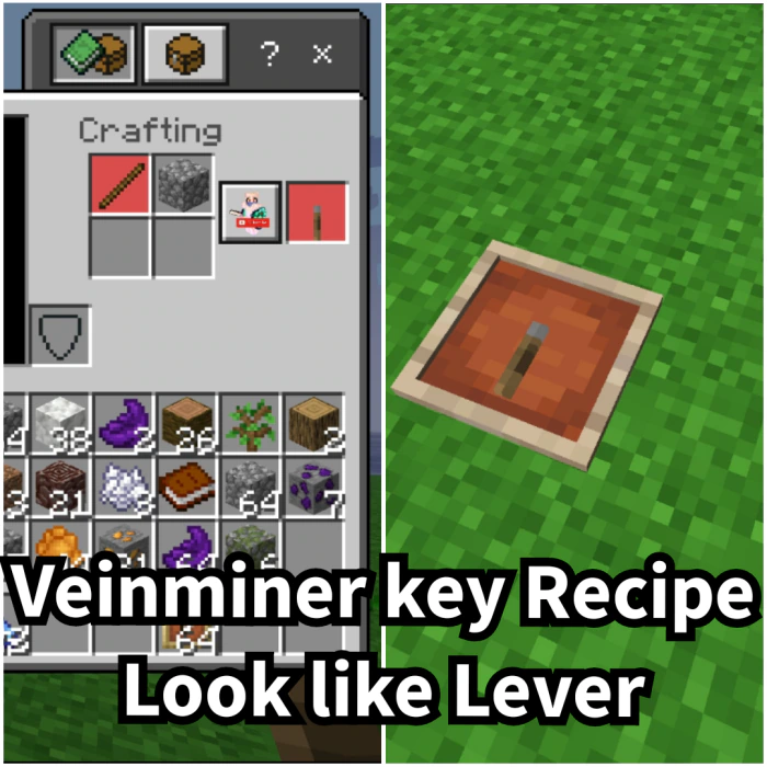 Veinminer Key Addon (1.21, 1.20) – MCPE/Bedrock Mod — screenshot 2